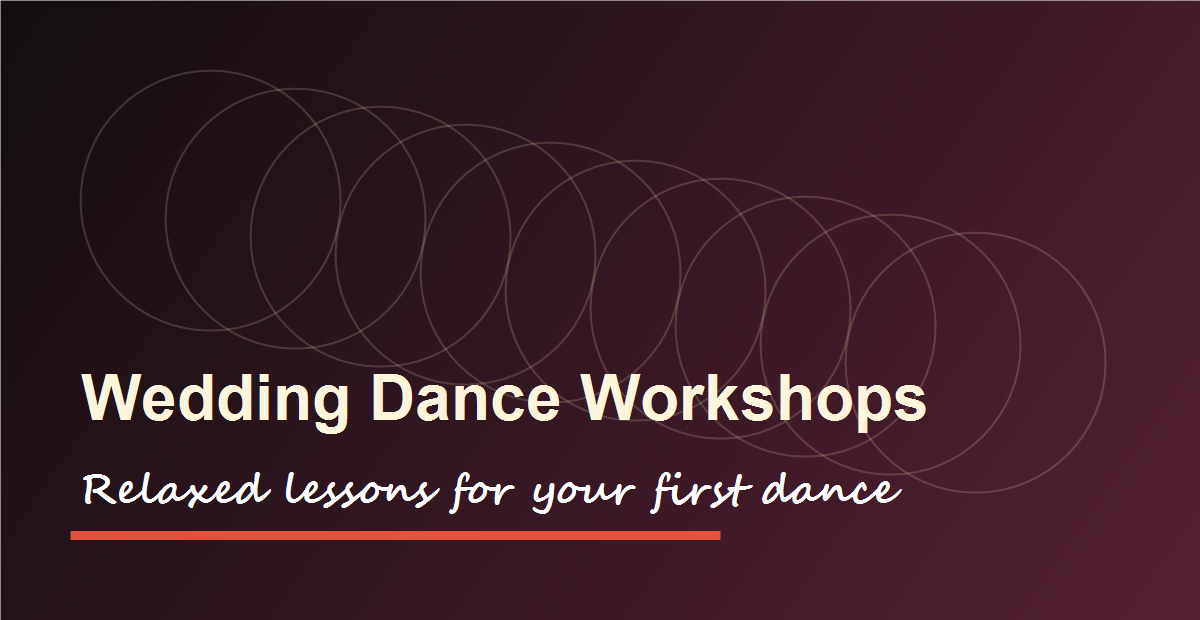 Wedding dance workshop artwork