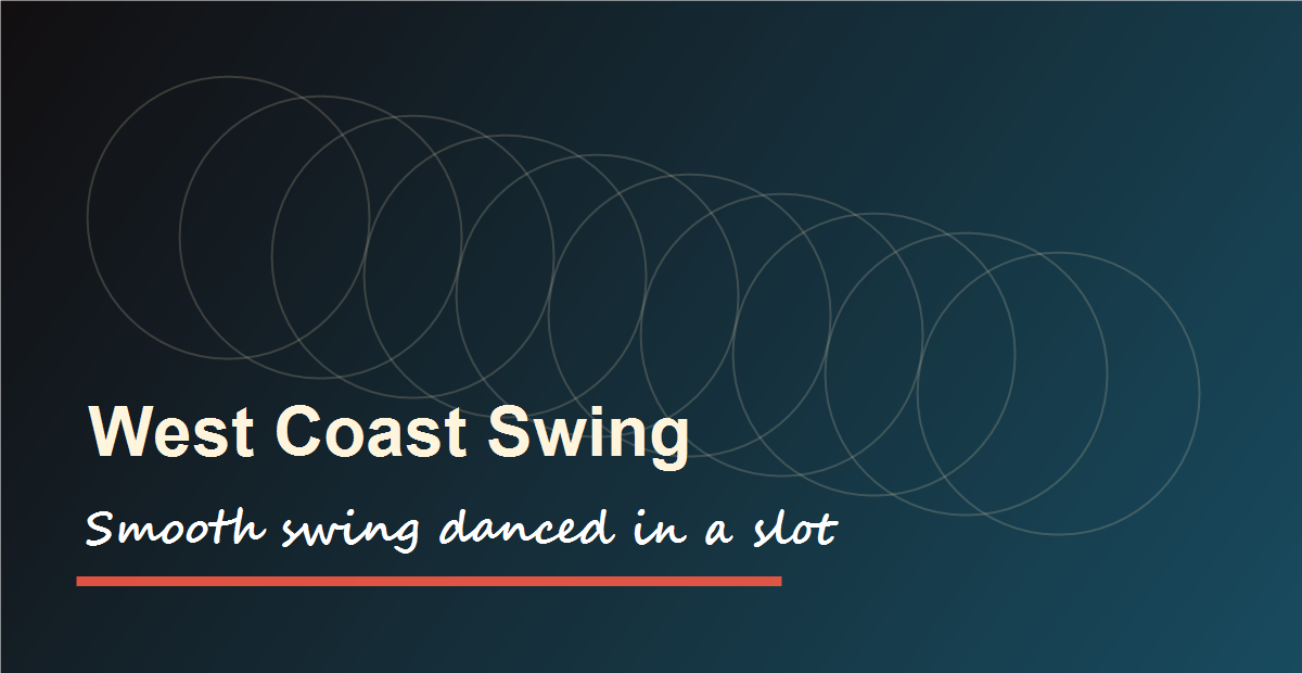 West Coast Swing dancers